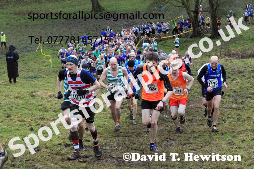 Senior mens 2022 North Eastern Harrier League, Thornley Farm, Peterlee, County Durham. Photo: David T. Hewitson/Sports for All Pics